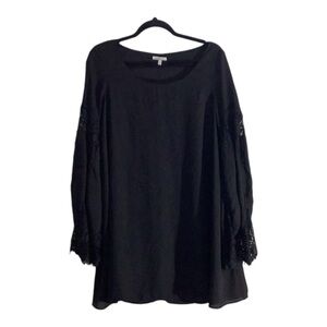 Charlotte Russe Black Chiffon Dress